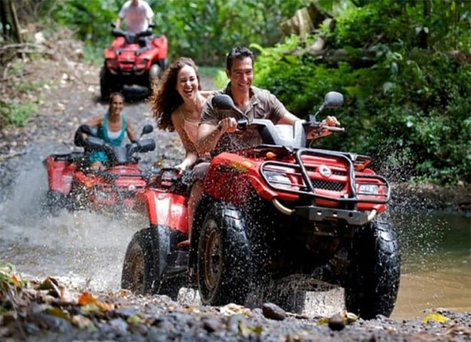 ATV Adventure Excursion to Playa El Valle in Samana Dominican Republic